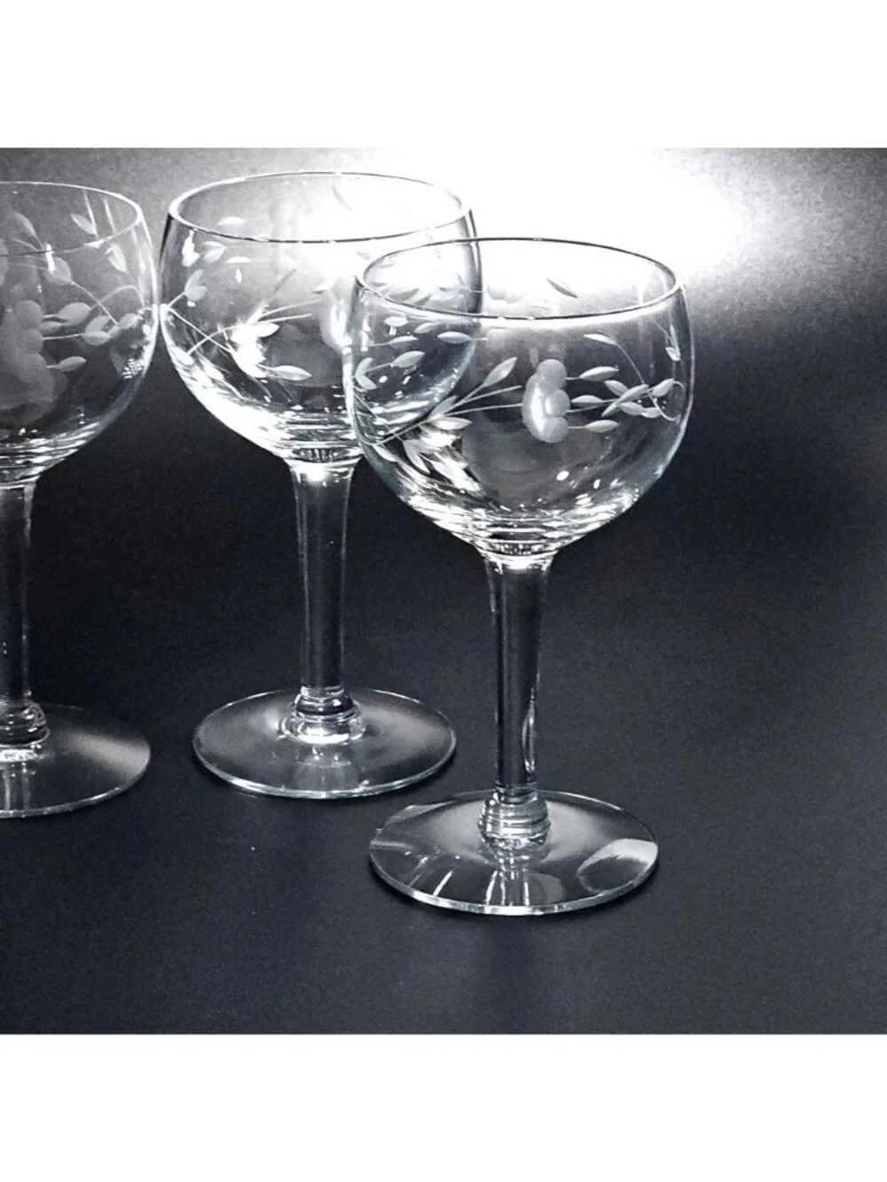 4 Princess House Heritage Cocktail Glasses 5